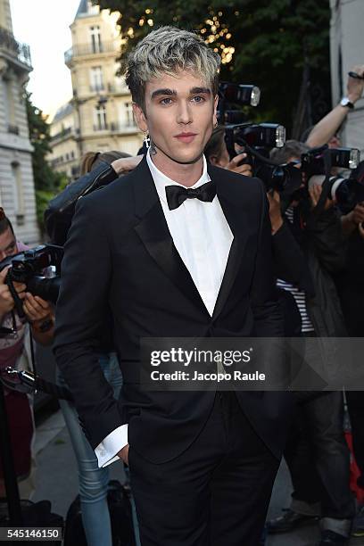 Gabriel Day Lewis arrives at Vogue Paris Foundation Gala on July 5, 2016 in Paris, France.