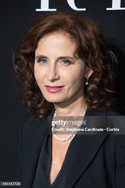 Margaret Mazzantini attends the Giorgio Armani Prive Haute Couture Fall/Winter 2016-2017 show as part of Paris Fashion Week on July 5, 2016 in Paris,...