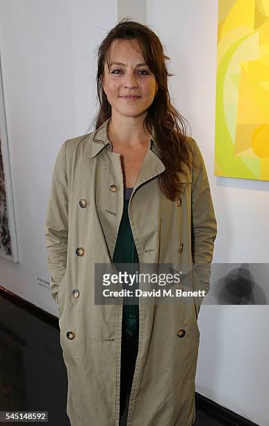 Ania Sowinski attends a private view of "Radical Presence" curated by Kate Linfoot at The Unit on July 5, 2016 in London, England.
