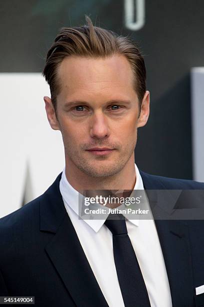 Alexander Skarsgard attends the European premiere of 'The Legend Of Tarzan' at Odeon Leicester Square on July 5, 2016 in London, England.
