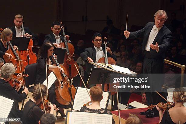 St. Louis Symphony performing at Carnegie Hall on Friday night, March 20, 2015.This image:David Robertson leading the St. Louis Symphony in Debussy's...