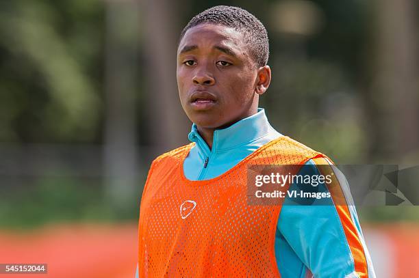 Steven Bergwijn of The Netherlands U19 during a training session of Netherlands U19 at July 5, 2016 in Heelsum, The Netherlands.