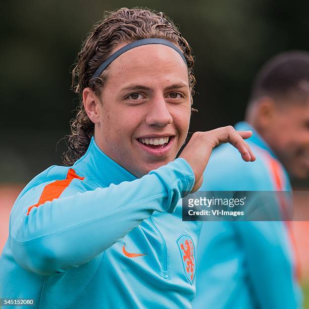 Giovanni Troupe of The Netherlands U19 during a training session of Netherlands U19 at July 5, 2016 in Heelsum, The Netherlands.