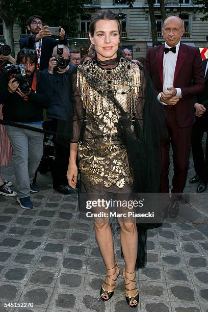 Charlotte Casiraghi attends the Vogue Foundation Gala 2016 at Palais Galliera on July 5, 2016 in Paris, France.