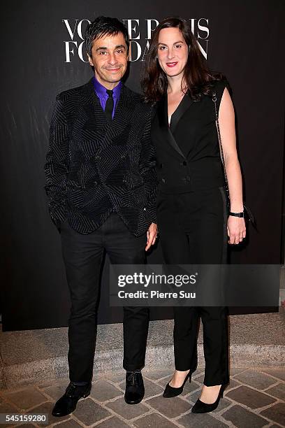 Ariel Wizman and Osnath Assayag attend the Vogue Foundation Gala 2016 at Palais Galliera on July 5, 2016 in Paris, France.