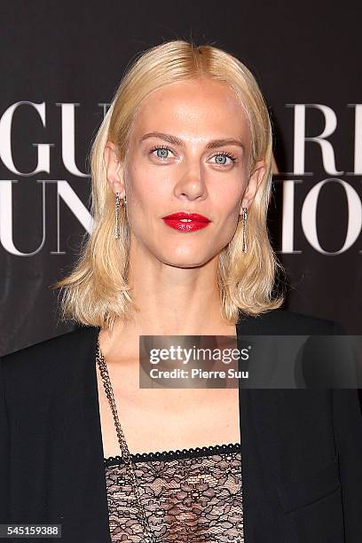 Aymeline Valade attends the Vogue Foundation Gala 2016 at Palais Galliera on July 5, 2016 in Paris, France.