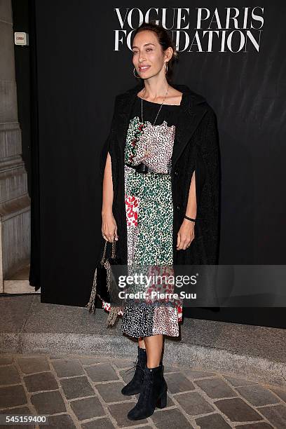 Alexandra Golovanoff attends the Vogue Foundation Gala 2016 at Palais Galliera on July 5, 2016 in Paris, France.