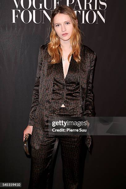 Christa Theret attends the Vogue Foundation Gala 2016 at Palais Galliera on July 5, 2016 in Paris, France.