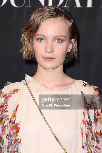 Diane Rouxel attends the Vogue Foundation Gala 2016 at Palais Galliera on July 5, 2016 in Paris, France.