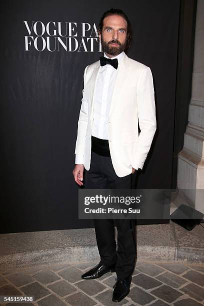 John Nollet attends the Vogue Foundation Gala 2016 at Palais Galliera on July 5, 2016 in Paris, France.