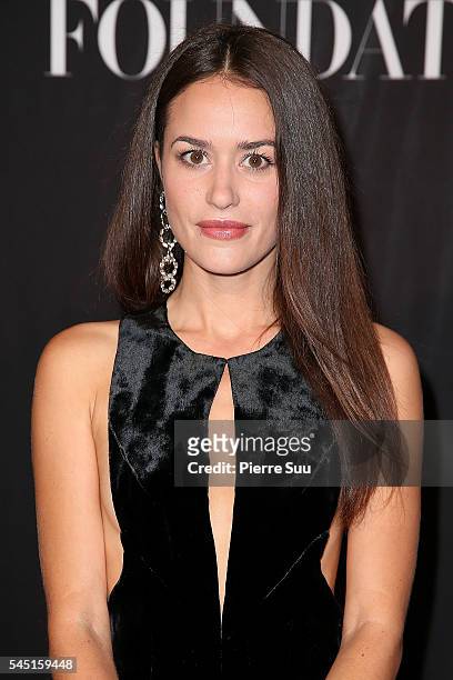 Alice David attends the Vogue Foundation Gala 2016 at Palais Galliera on July 5, 2016 in Paris, France.