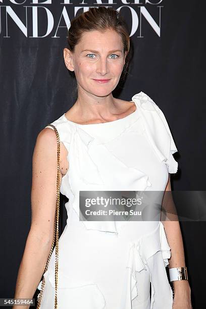 Elizabeth Von Guttman attends the Vogue Foundation Gala 2016 at Palais Galliera on July 5, 2016 in Paris, France.