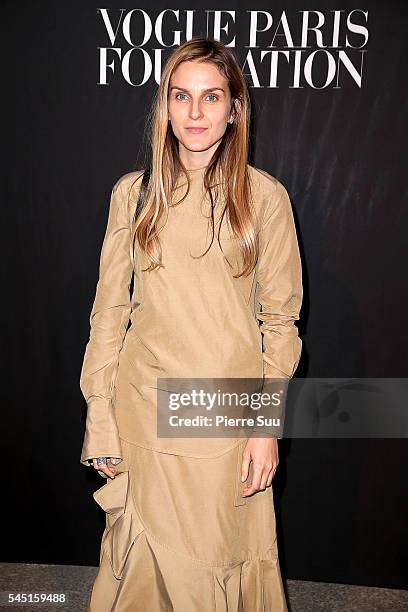 Gaia Repossi attends the Vogue Foundation Gala 2016 at Palais Galliera on July 5, 2016 in Paris, France.