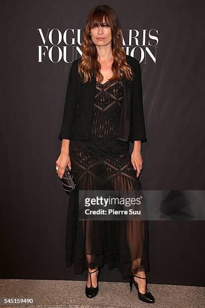Caroline de Maigret attends the Vogue Foundation Gala 2016 at Palais Galliera on July 5, 2016 in Paris, France.