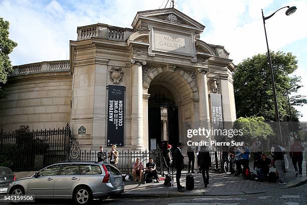 Venue of the Vogue Foundation Gala 2016 at Palais Galliera on July 5, 2016 in Paris, France.