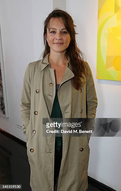 Ania Sowinski attends a private view of "Radical Presence" curated by Kate Linfoot at The Unit on July 5, 2016 in London, England.
