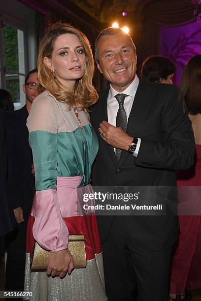 Mischa Barton and Jean Christophe Babin attend the Bulgari Celebration of Magnificent Inspirations, The New High Jewellery Collection during Paris...