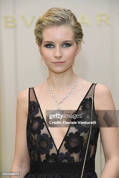 Lottie Moss attends Bulgari Celebration of Magnificent Inspirations, The New High Jewellery Collection during Paris Haute Couture at the Italian...