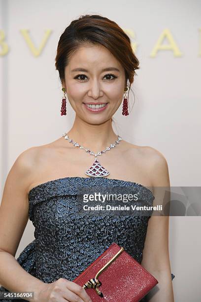 Ruby Lin attends the Bulgari Celebration of Magnificent Inspirations, The New High Jewellery Collection during Paris Haute Couture at the Italian...