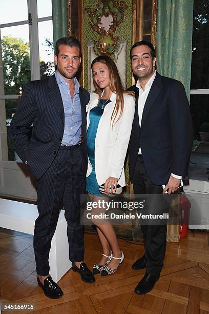 Tommaso Chiabra, Siran Manoukian and Mohammed Al Turki attend the Bulgari Celebration of Magnificent Inspirations, The New High Jewellery Collection...