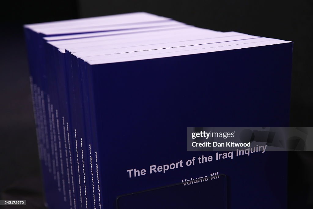 Sir John Chilcot Delivers The Iraq Inquiry Report