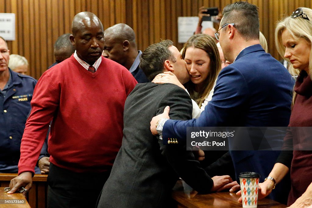 Oscar Pistorius Is Sentenced In The Trial Over The Murder Of Reeva Steenkamp
