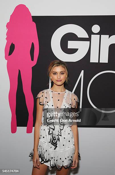 Sarah Ellen poses during the 2016 Girlfriend Priceline Pharmacy Model Search at Westfield Parramatta on July 6, 2016 in Sydney, Australia.