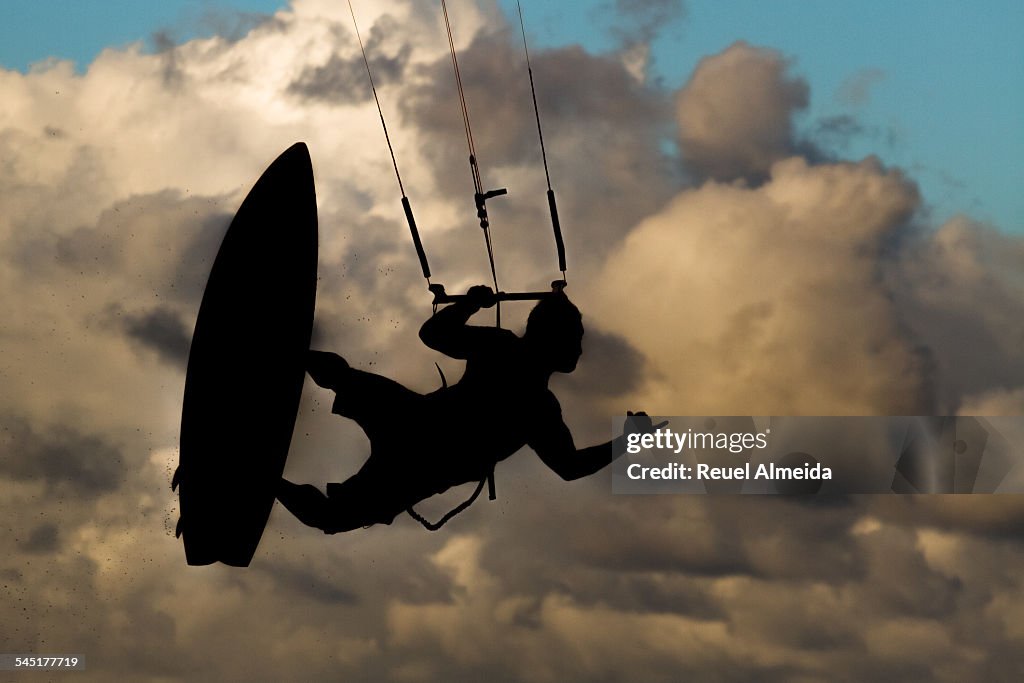 Kitesurf on the clouds