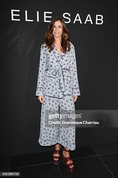 Christina Pitanguy attends the Elie Saab Haute Couture Fall/Winter 2016-2017 show as part of Paris Fashion Week on July 6, 2016 in Paris, France.