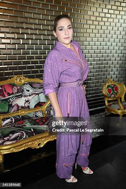 Marilou Berry attends the Jean Paul Gaultier Haute Couture Fall/Winter 2016-2017 show as part of Paris Fashion Week on July 6, 2016 in Paris, France.