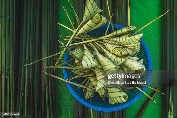 ketupats - ketupat stock pictures, royalty-free photos & images