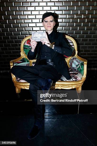 Photographer Ali Mahdavi attends the Jean Paul Gaultier Haute Couture Fall/Winter 2016-2017 show as part of Paris Fashion Week on July 6, 2016 in...