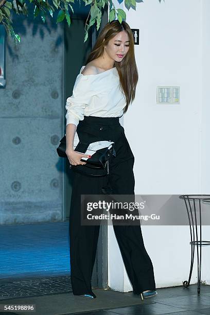 South Korean actress Kim Hyo-Jin attends the "Rouge and Lounge" 2016 F/W Presentation on July 6, 2016 in Seoul, South Korea.