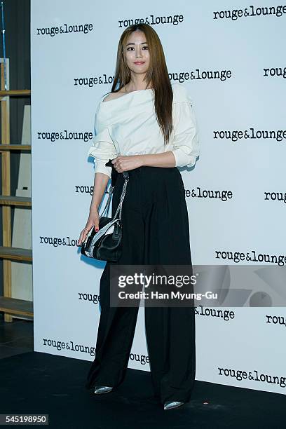 South Korean actress Kim Hyo-Jin attends the "Rouge and Lounge" 2016 F/W Presentation on July 6, 2016 in Seoul, South Korea.