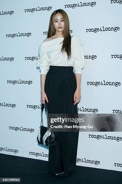 South Korean actress Kim Hyo-Jin attends the "Rouge and Lounge" 2016 F/W Presentation on July 6, 2016 in Seoul, South Korea.