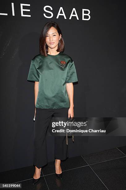 Nicole Warne attends the Viktor & Rolf Haute Couture Fall/Winter 2016-2017 show as part of Paris Fashion Week on July 6, 2016 in Paris, France.