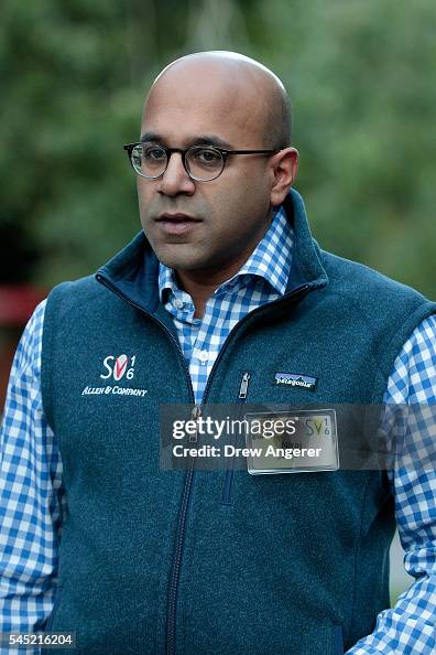 Wayfair Ceo Niraj Shah, chief executive officer of Wayfair, attends the annual ...