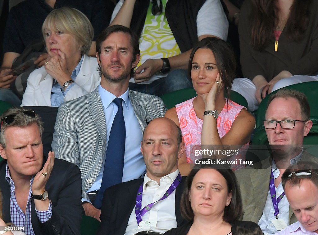 Celebrities Attend Wimbledon