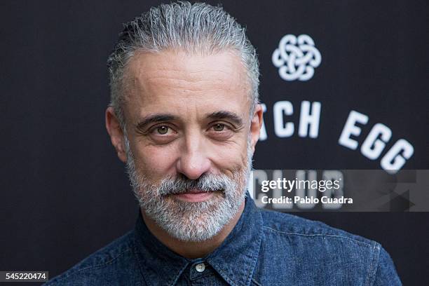 Spanish chef Sergi Arola attends the Dewar's Scotch Egg Club opening party at the Real Fabrica de Tapices on July 6, 2016 in Madrid, Spain.