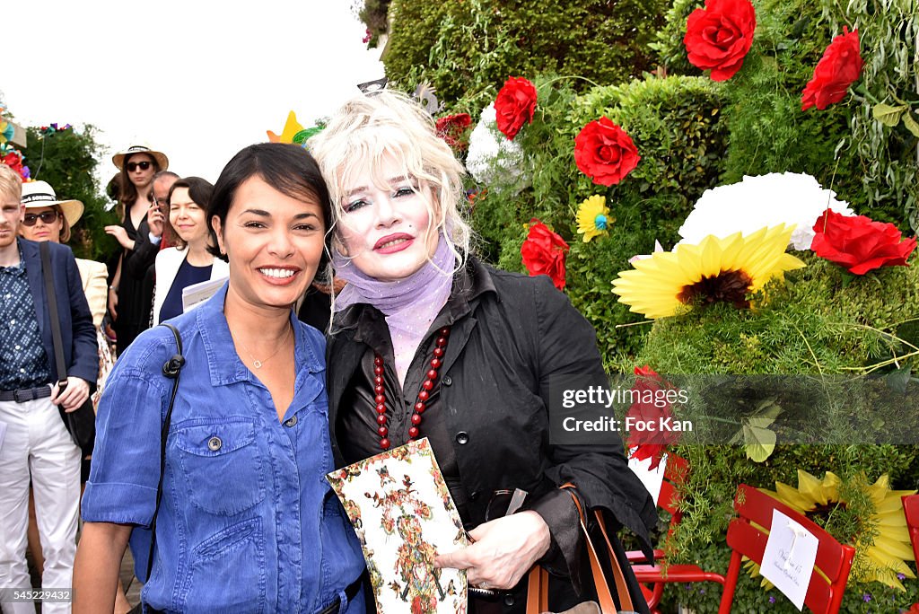 Saida Jawad and Armande Altai attend the Franck Sorbier Haute Couture