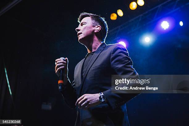 Rick Astley performs on stage at The O2 Ritz Manchester on July 6, 2016 in Manchester, England.