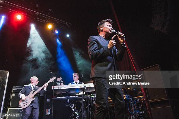 Rick Astley performs on stage at The O2 Ritz Manchester on July 6, 2016 in Manchester, England.