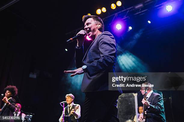 Rick Astley performs on stage at The O2 Ritz Manchester on July 6, 2016 in Manchester, England.