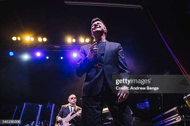 Rick Astley performs on stage at The O2 Ritz Manchester on July 6, 2016 in Manchester, England.