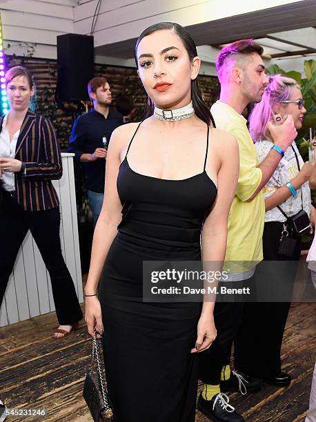 Charli XCX attends Warner Music Group Summer party in association with British GQ and Quintessentially on July 6, 2016 in London, England.