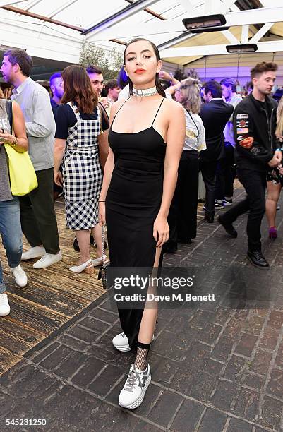 Charli XCX attends Warner Music Group Summer party in association with British GQ and Quintessentially on July 6, 2016 in London, England.