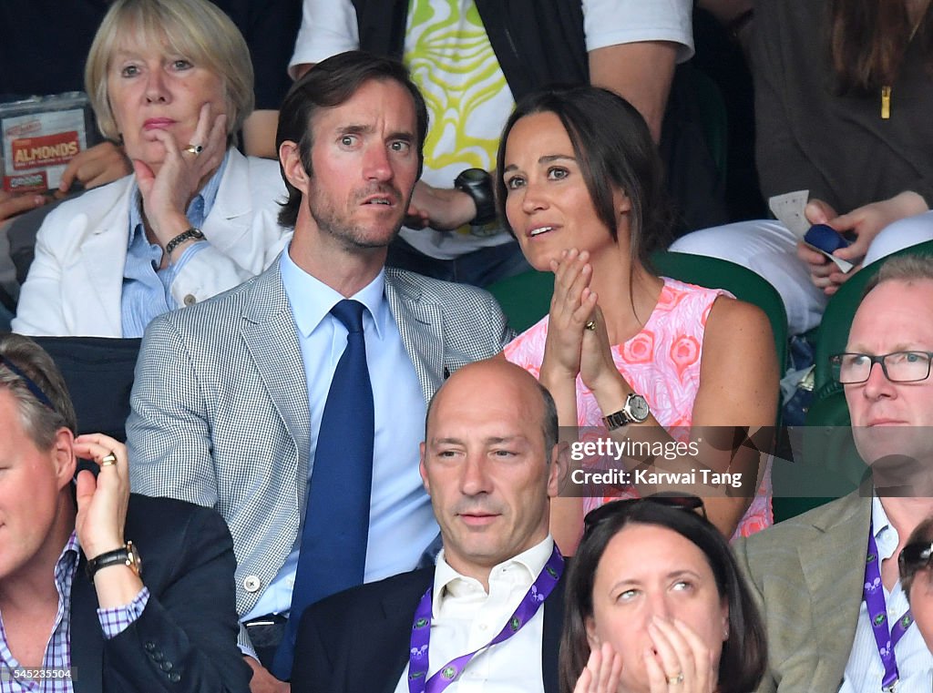 Celebrities Attend Wimbledon