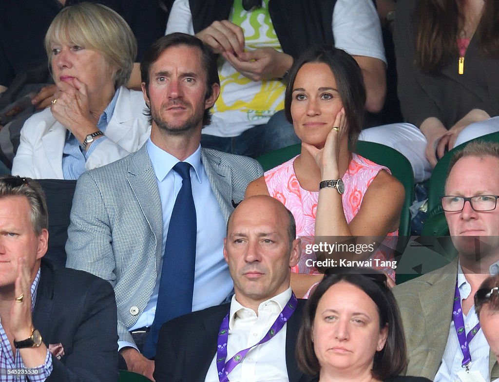 Celebrities Attend Wimbledon