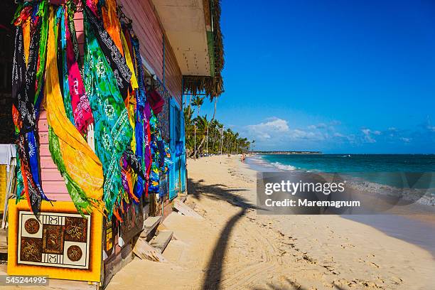 playa (beach) el cortecito - república dominicana fotografías e imágenes de stock
