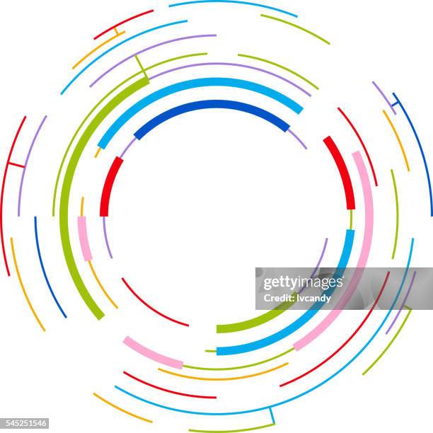 concentric circles - concentric circle pattern stock illustrations